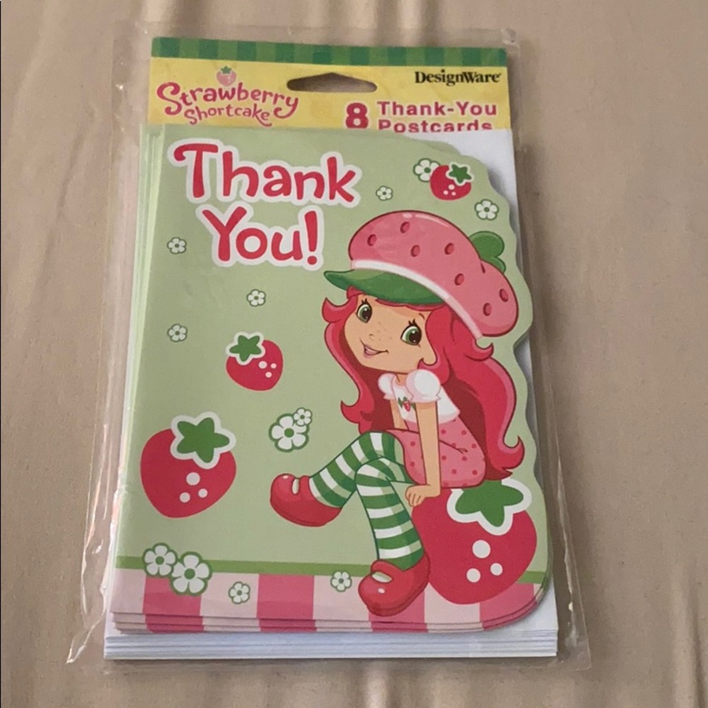 Strawberry Shortcake 🍓 NIP Thank You Cards